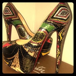 Christian louboutin  original  custom painted